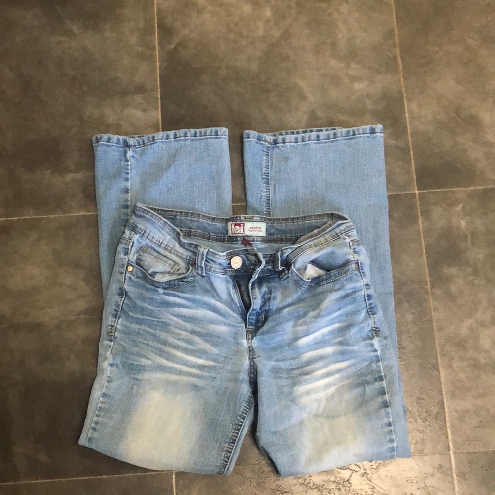 LEI Sophia Hipster Flare Jeans